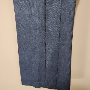 ASOS Women's Blue Metallic Corduroy Skirt